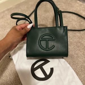 Telfar bag. Used once. Like new. Dark Olive color